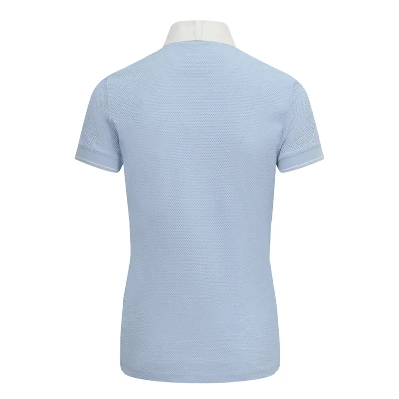 Equetech Airstride Performance Hybrid Competition Shirt - Light Blue-2