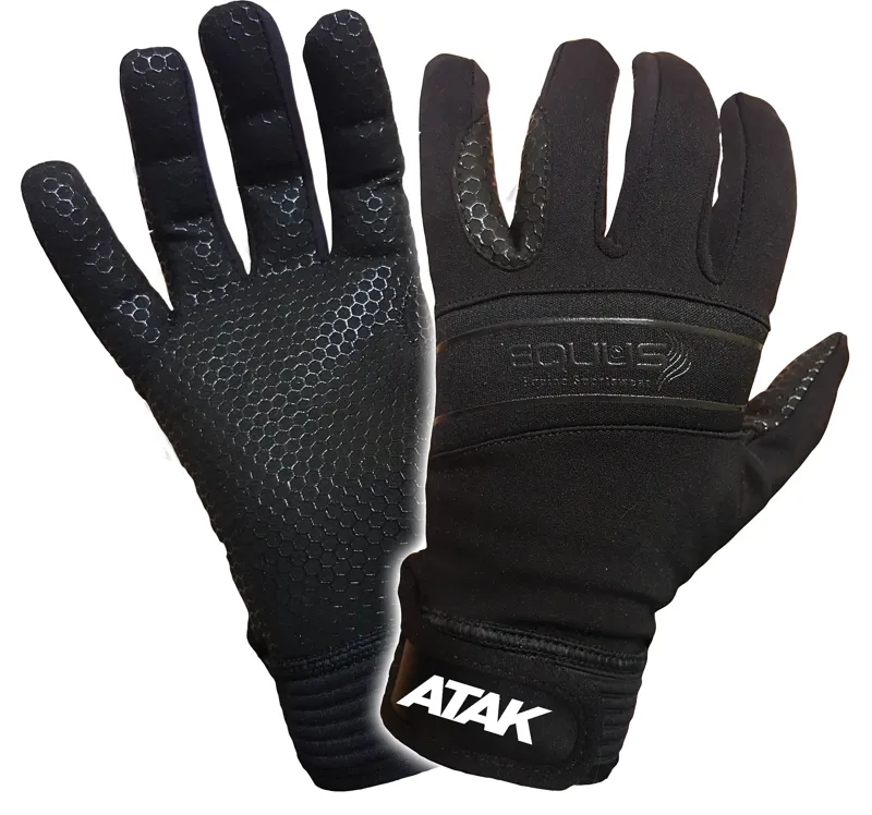 Atak Equus Equestrian Gloves - Black