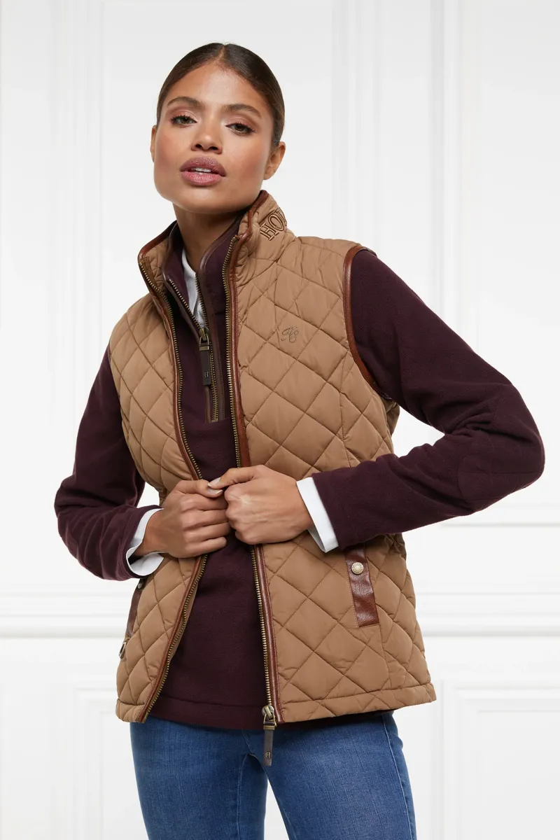 Holland Cooper Country Fleece Half Zip - Mulberry-1