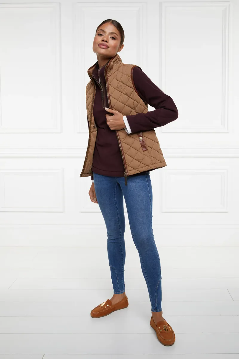 Holland Cooper Country Fleece Half Zip - Mulberry-2