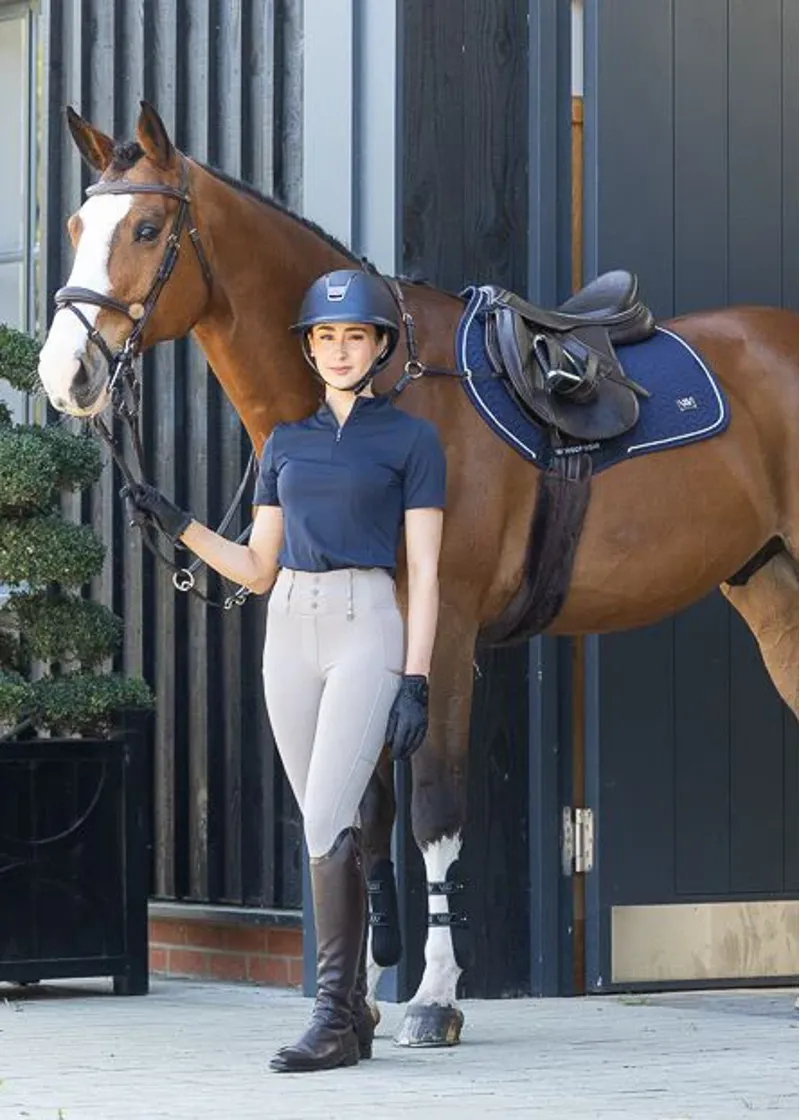 Woof Wear Herringbone CC Pad - Navy-3