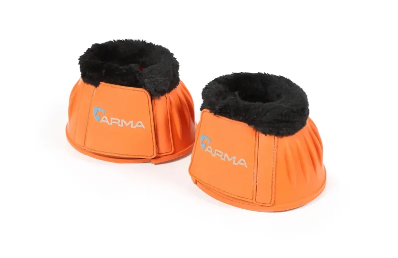 ARMA Black Fleece Over Reach Boots - Orange
