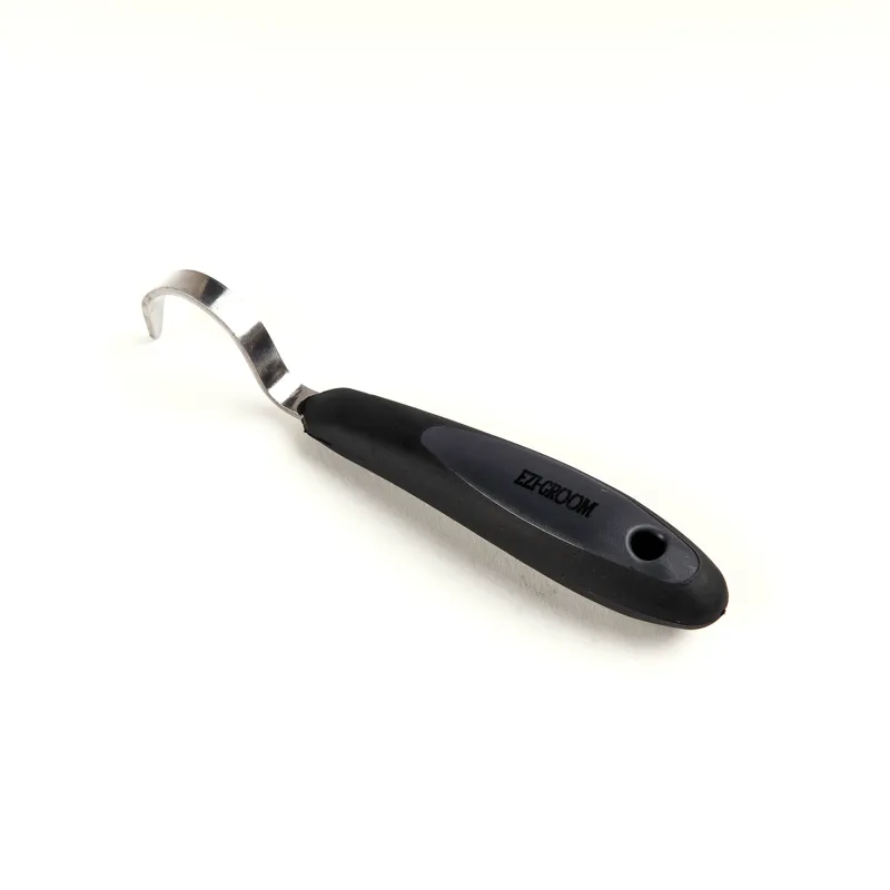 Ezi-Groom Grip Hoof Pick - Black