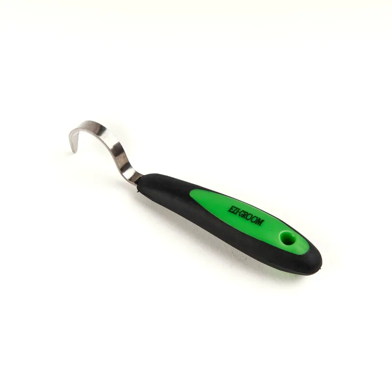EZI-GROOM Grip Hoof Pick - Lime Green