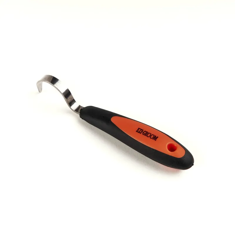 EZI-GROOM Grip Hoof Pick - Orange