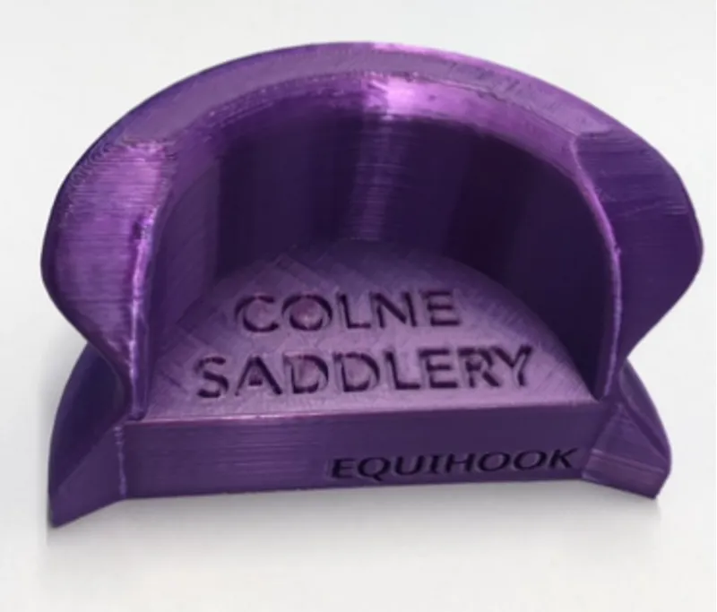 Equihook Magnetic Bridle Hook 'Colne Saddlery' Shiny Purple