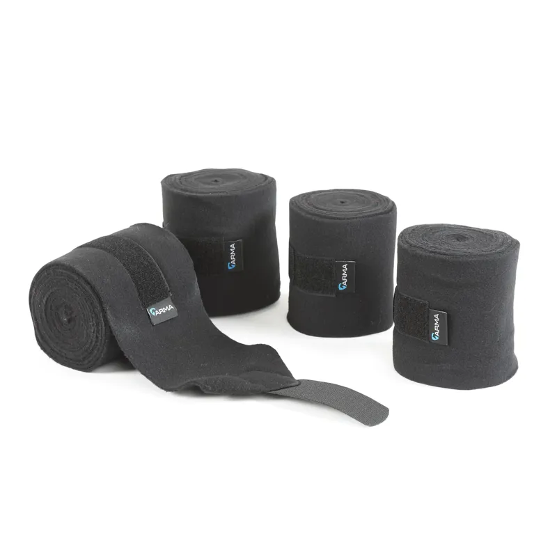 Arma Fleece Bandages - Black