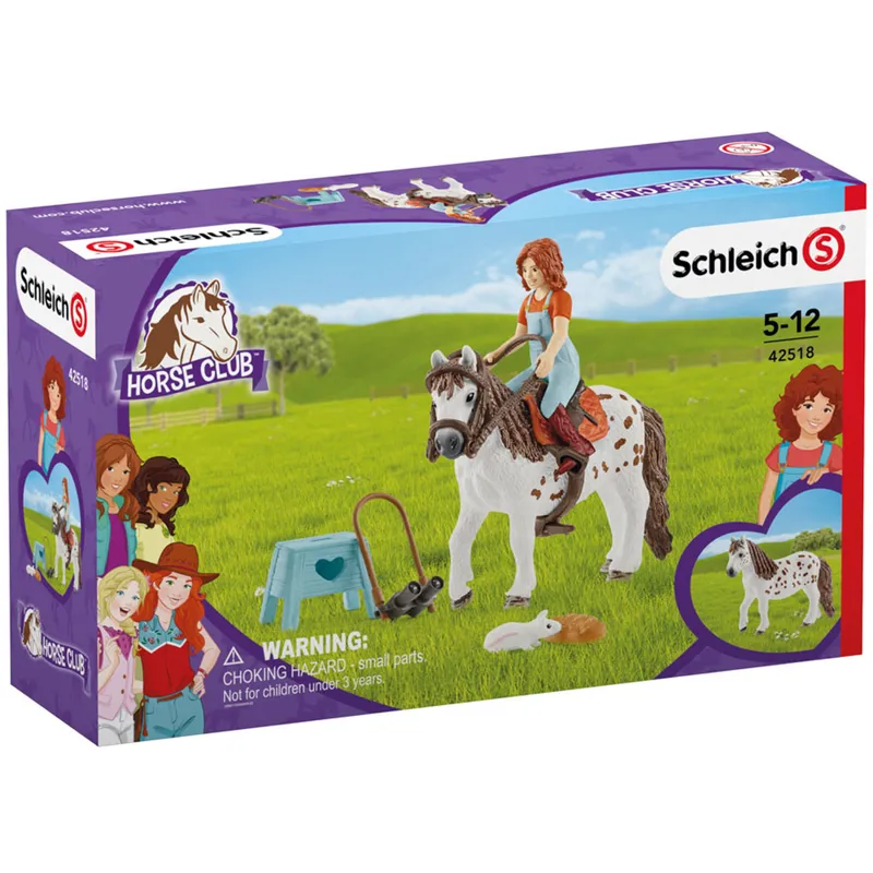 Schleich Horse Club Mia and Spotty-1