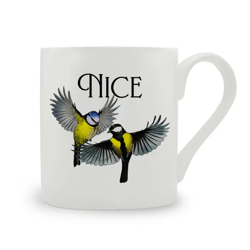 Wild Giggles Nice Tits Bone China Mug