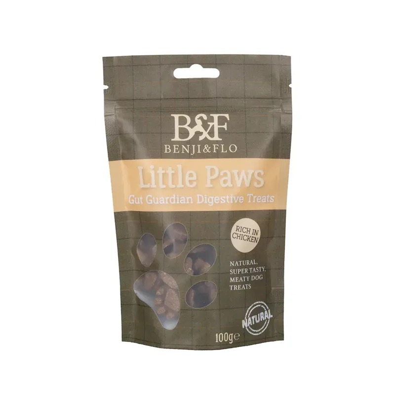 Benji and Flo Little Paws Gut Guardian Digestive Treats - Chicken 100g