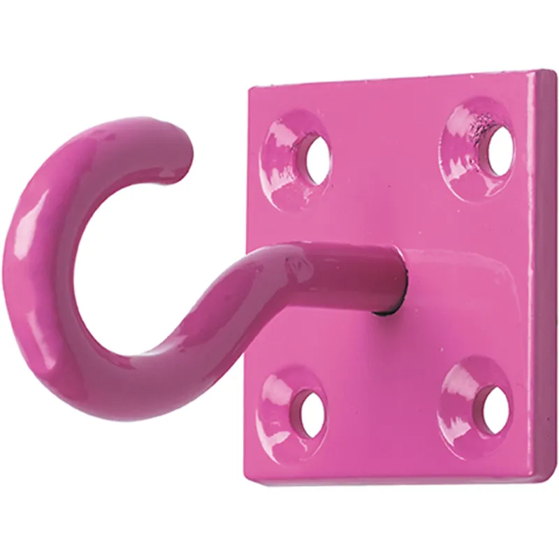 HOOK ON PLATE PINK