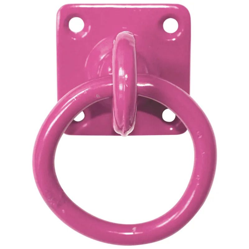 Plate Tie Ring - Pink