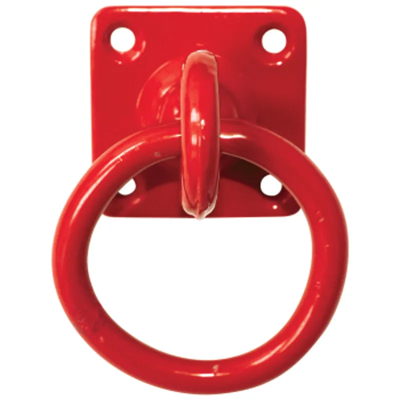 Plate Tie Ring - Red