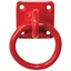 Plate Tie Ring - Red
