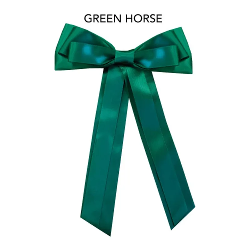 Equetech Horse Competition Warning Tail Ribbon Green - One size-1