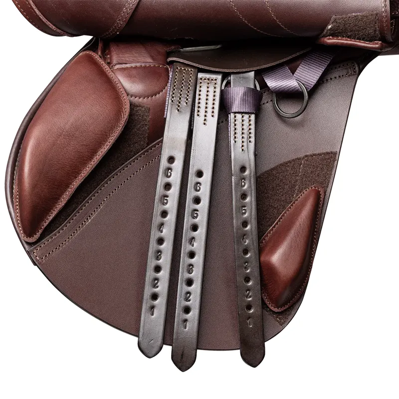 Fairfax Zodiac Aries Jump Saddle -Chestnut-2