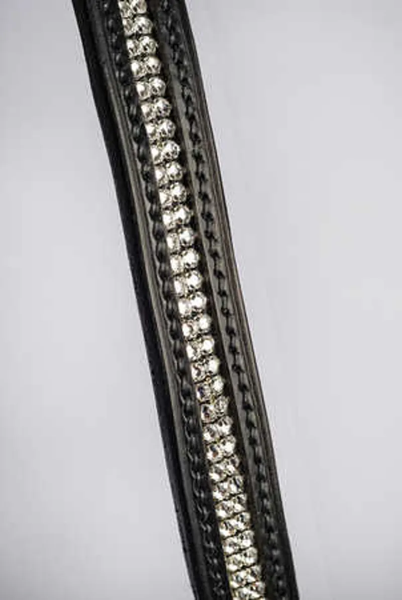 Fairfax Browband - Diamante Black