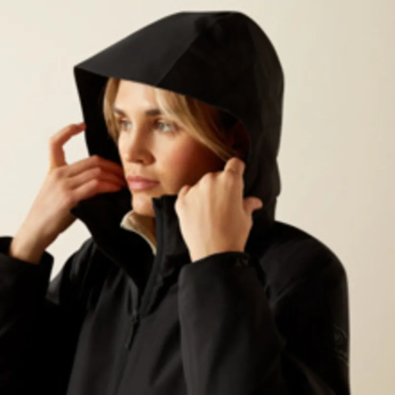 Ariat Womens Outer Banks H2O Jacket - Black-5