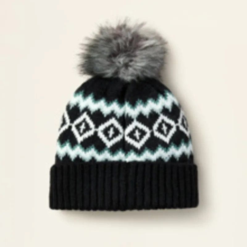 Ariat Womens Bristol Beanie - Black-1