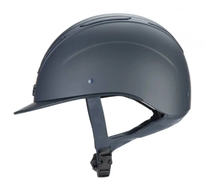 Karben Amity LTHR Riding Hat - Navy-2