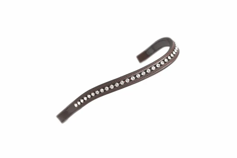 Velociti Gara Large Diamante Browband - Havana/Clear