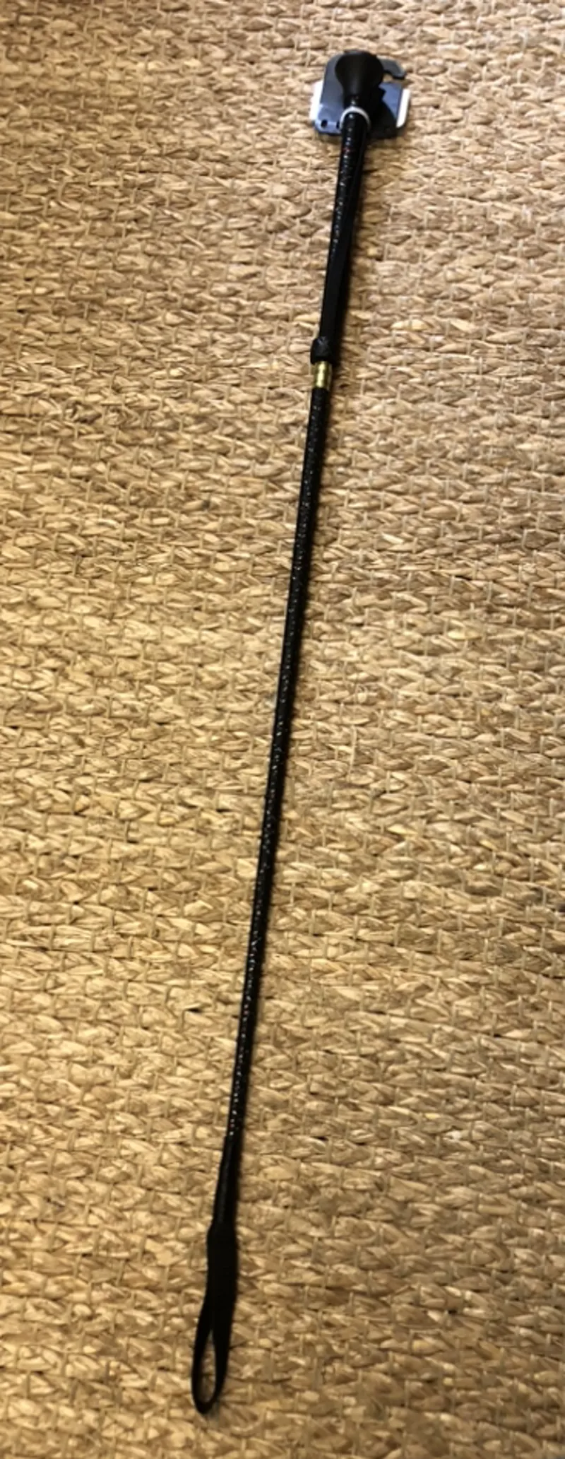 Wessex Childs Whip Black Sparkle 24