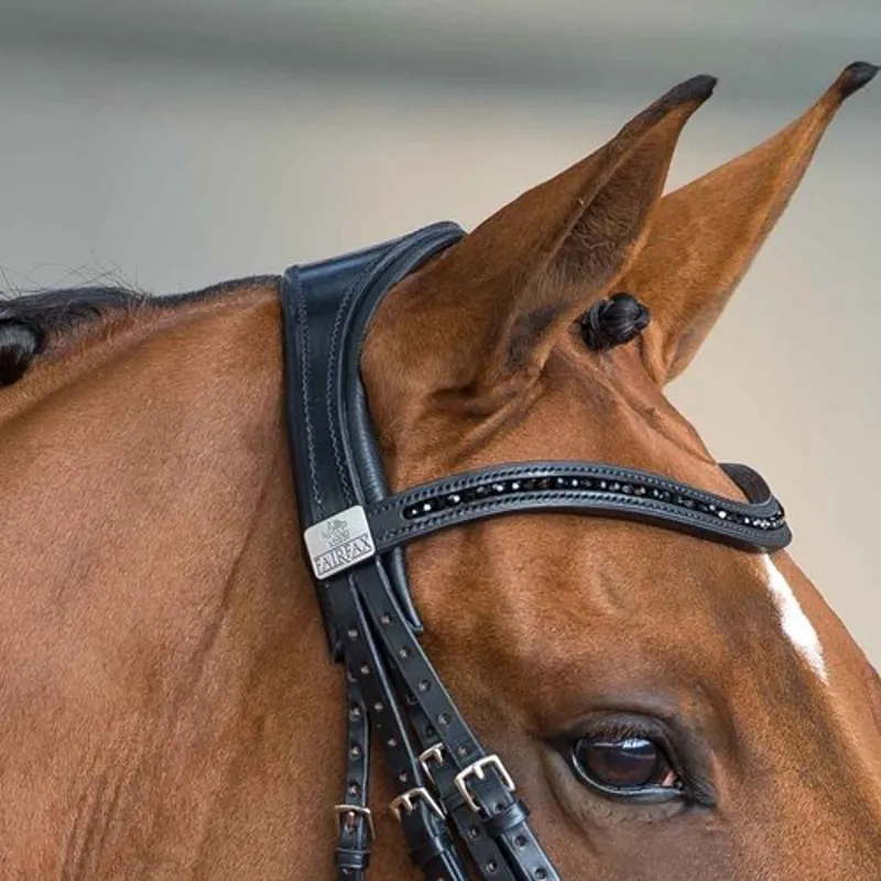 Fairfax Headpiece - Double Black-1