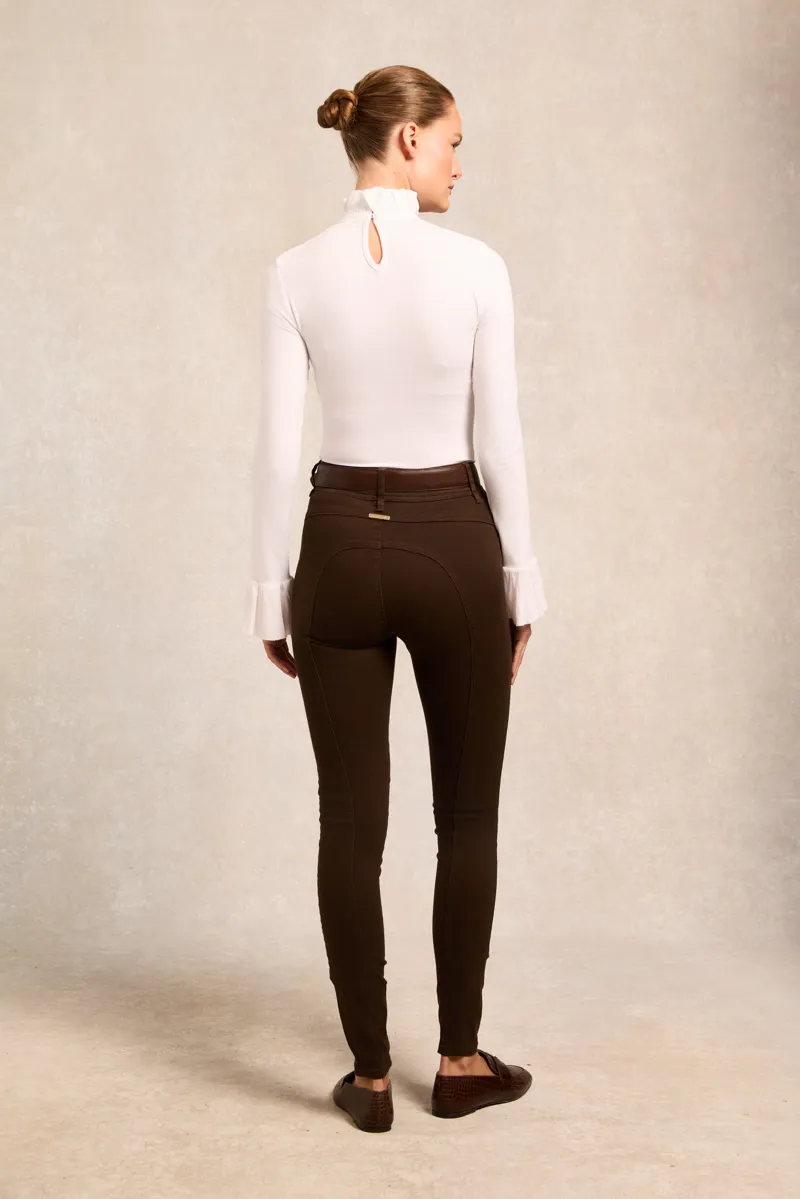 Holland Cooper Jodpur Jean- Chocolate-1
