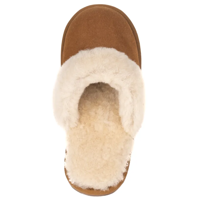 Le Chameau Mule Maison Slipper- Tan