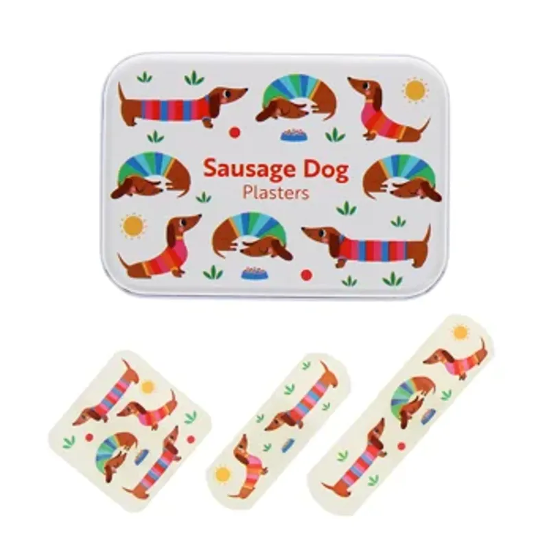 Rex Children's Plasters in a Tin - Sausage Dog