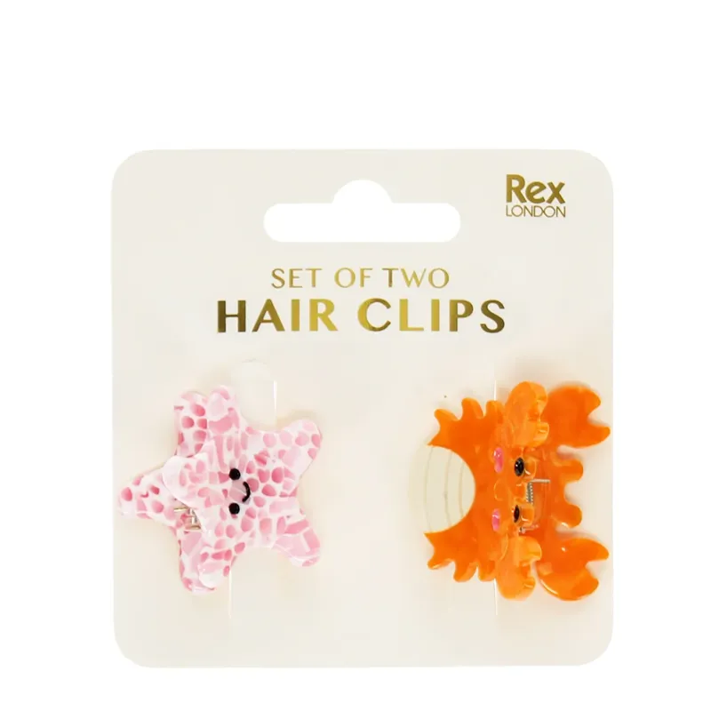 Rex Mini Hair Claw Clips - Sea Creature