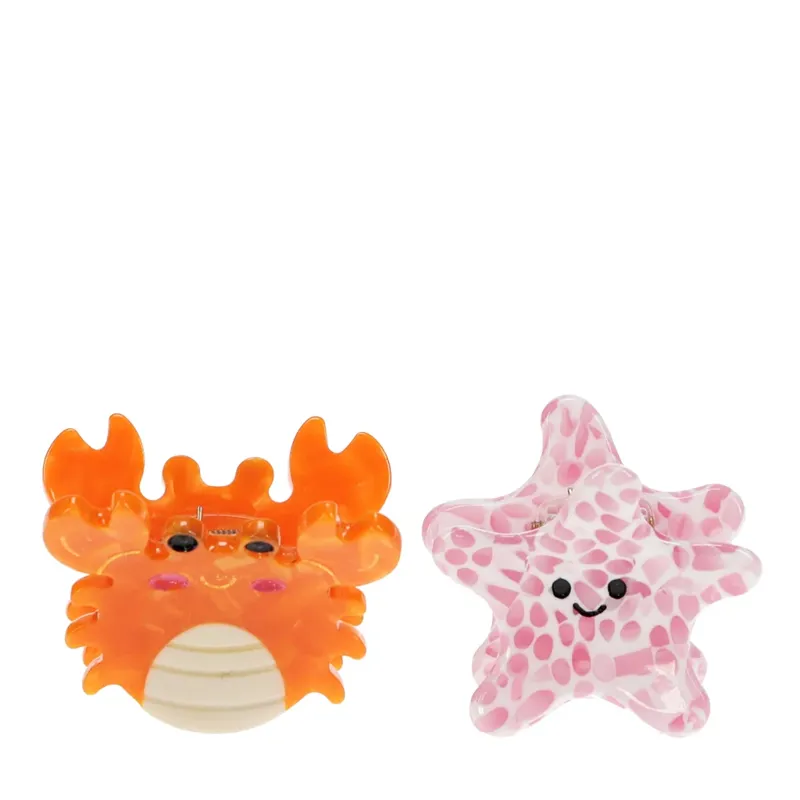 Rex Mini Hair Claw Clips - Sea Creature-2