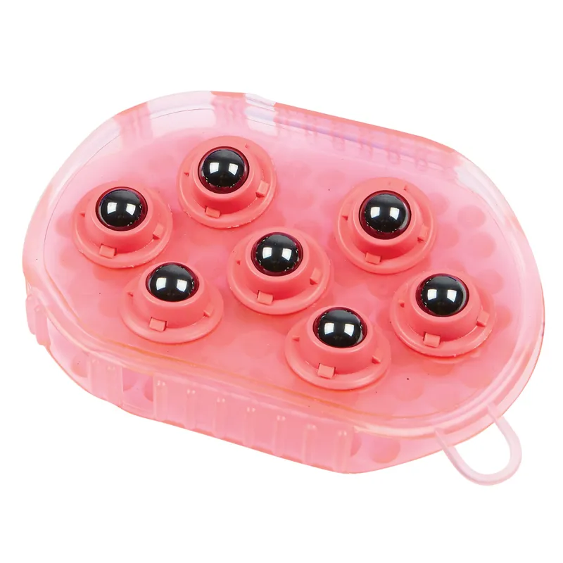 Roma Massage Mitt with Magnetic Balls- Pink