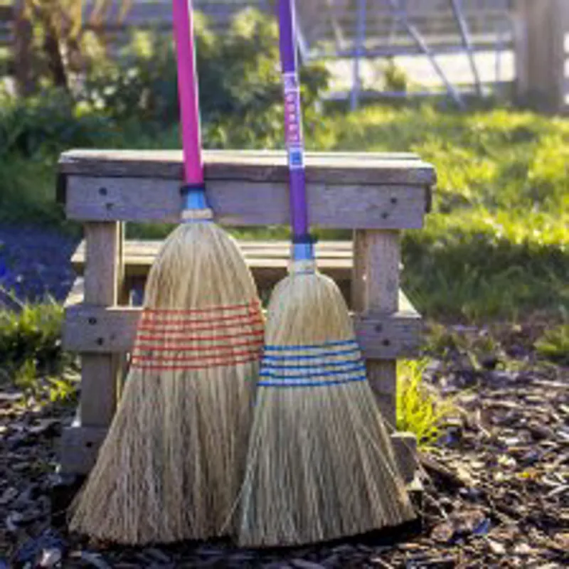 Red Gorilla Corn Broom Red