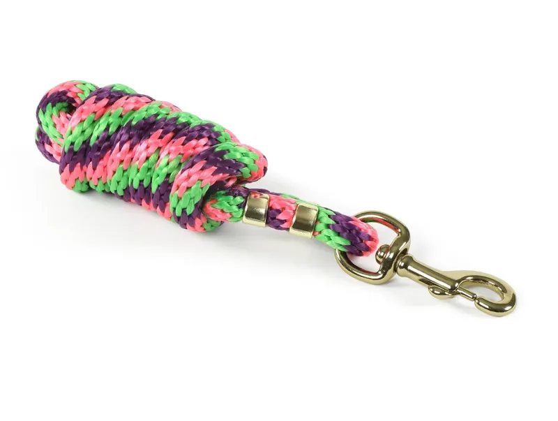 Topaz Lead Rope 1.8 metres - Purple/Lime/Pink