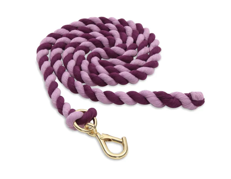 Shires Two Tone Lead Rope - Purple/Lilac