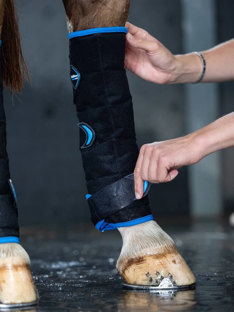 LeMieux Freeze Flow Ice Boot Hind - Black -2