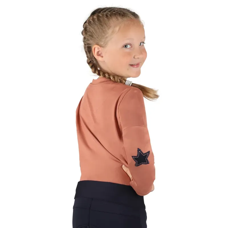 Pony Passion Long Sleeve T-Shirt By Little Rider - Blush-1