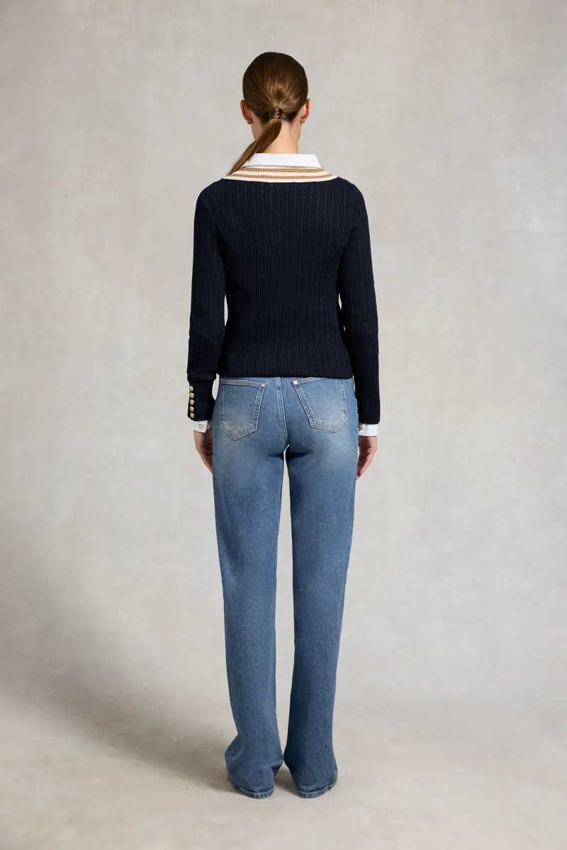 Holland Cooper Zoe Knit - Ink Navy-1