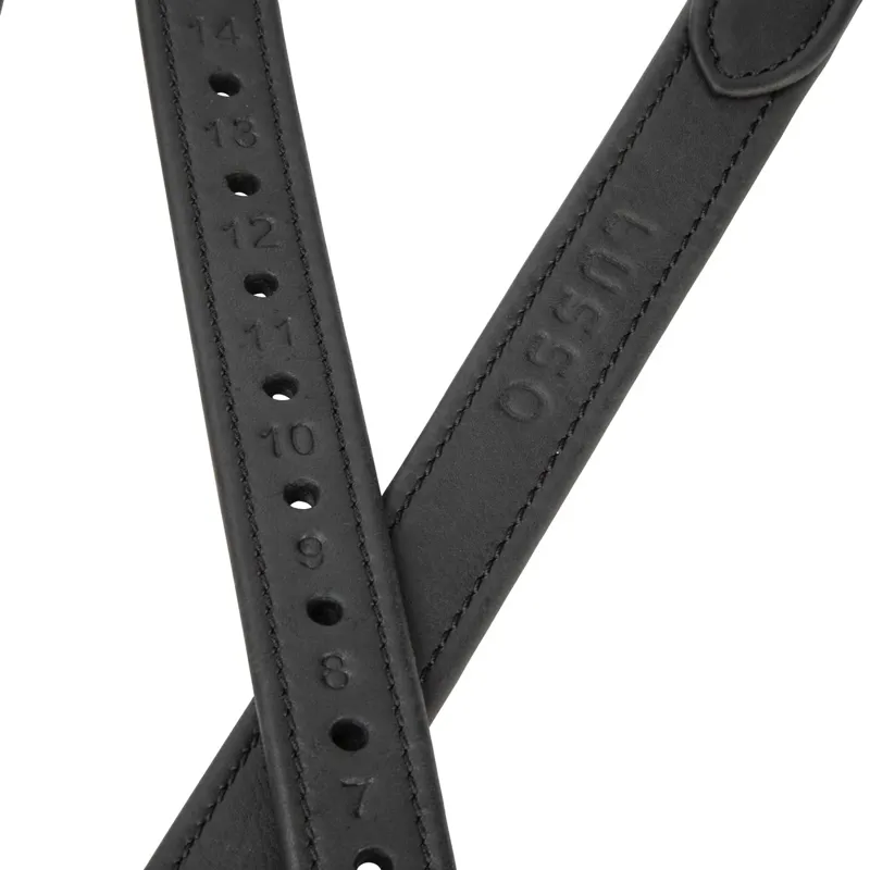 Velociti Lusso Wrapped Stirrup Leathers - Black-3