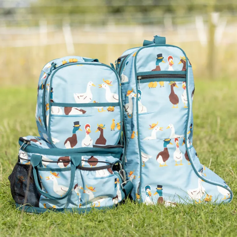 Hy Equestrian Ay Up Duck Hat Bag - Blue/Turquoise -1