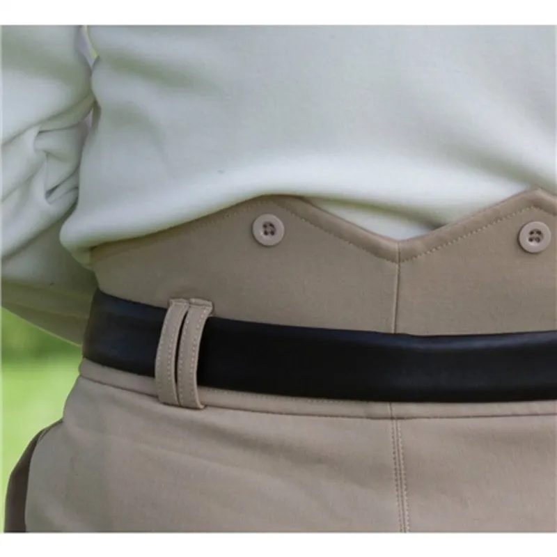 Equetech Mens Foxhunter Hybrid Breeches in Beige-1