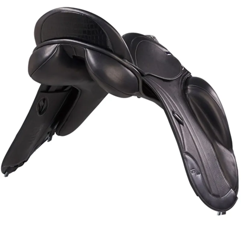 GFS XL Premier Monoflap Dressage Saddle Black-2