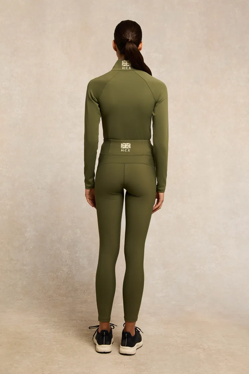 Holland Cooper Chiltern Legging - Spring Green-2