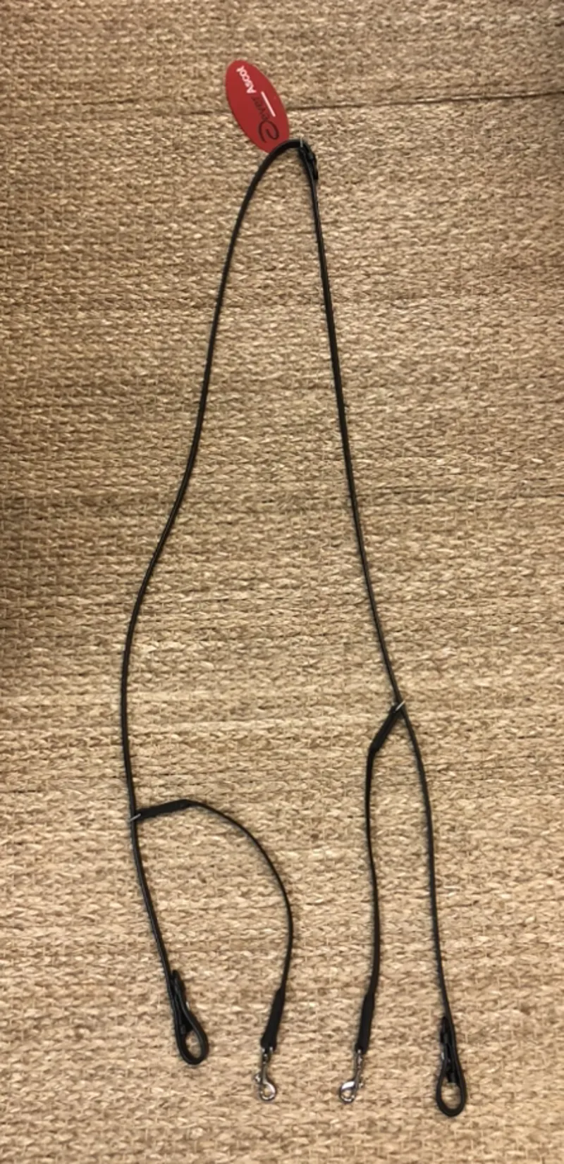 Ascot 1/2 inch Half Rubber Pony Balance Reins - Brown