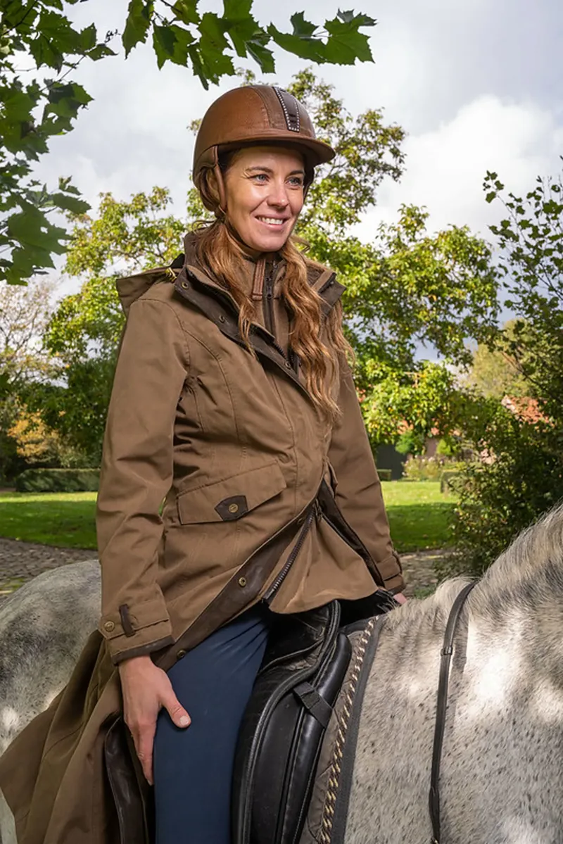 Baleno Kensington Waterproof Trench Coat Camel-2