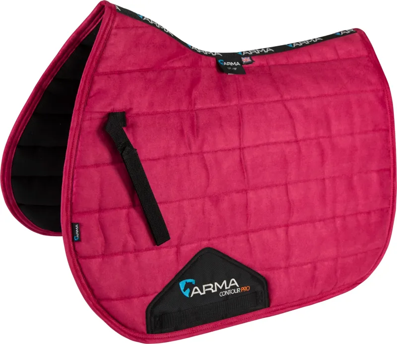 Arma High Wither Suede Comfort Pad - Raspberry