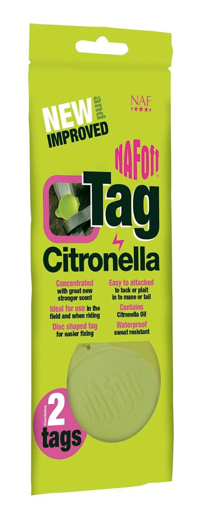 NAF Citronella Tag