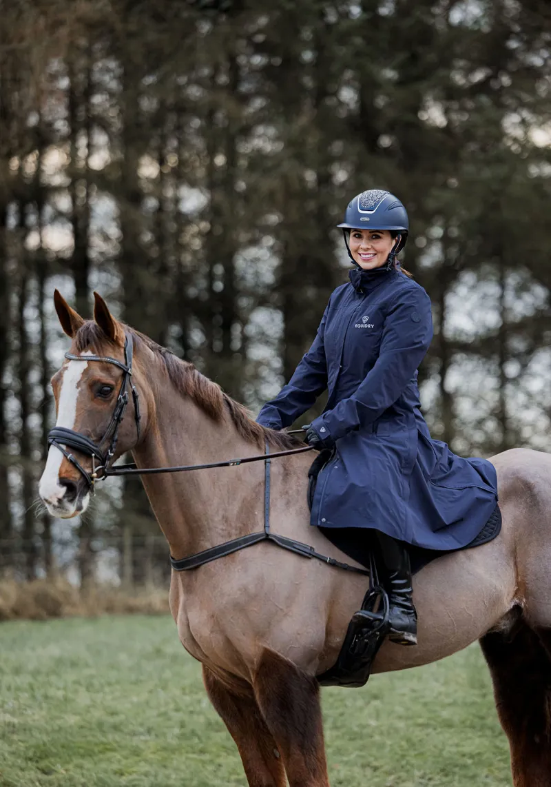 Equidry Aura Long Mac - Navy-1
