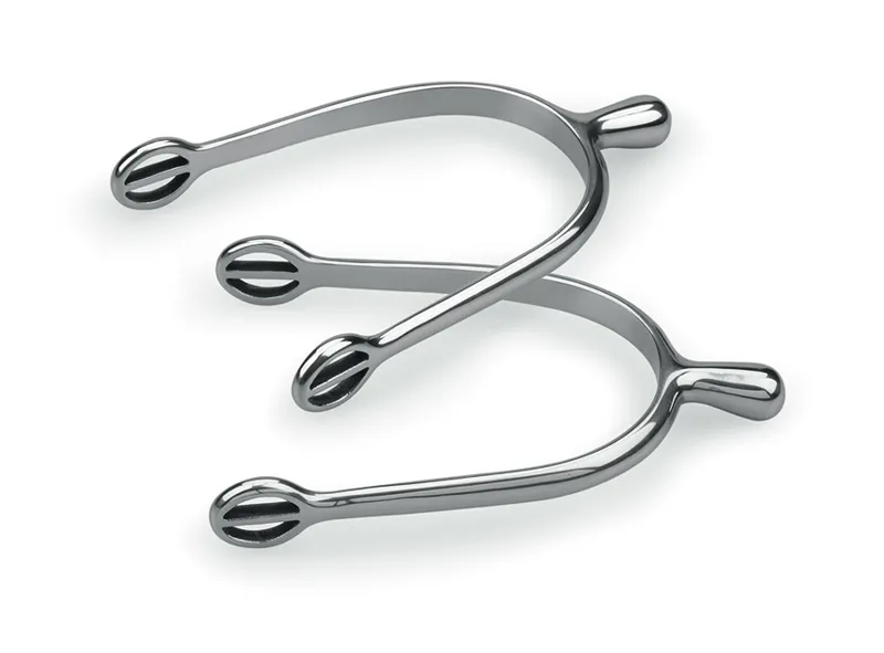 Ball End Spurs - Mens Stainless Steel